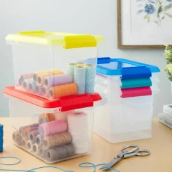 6 Packs: 5 ct. (30 total) 6.2qt. Storage Bins with Lids by Simply Tidy™