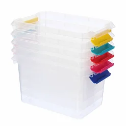 6 Packs: 5 ct. (30 total) 6.2qt. Storage Bins with Lids by Simply Tidy™