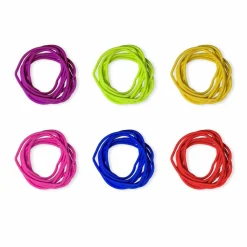 12 Packs: 6 ct. (72 total) Rainbow Elastic Cords by Creatology™