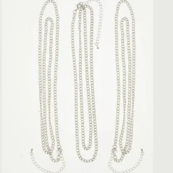 12 Packs: 3 ct. (36 total) 30" Rhodium Curb Chain Necklaces by Bead Landing™