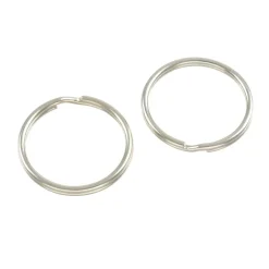 12 Packs: 20 ct. (240 total) Rhodium Split Rings, 32mm by Bead Landing™