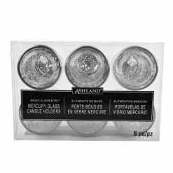 12 Packs: 6 ct. (72 total) 2.5" Silver Mercury Glass Votive Holders by Ashland® Élégance™