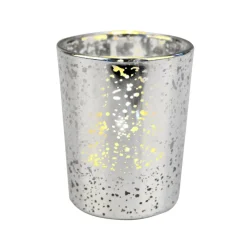 12 Packs: 6 ct. (72 total) 2.5" Silver Mercury Glass Votive Holders by Ashland® Élégance™