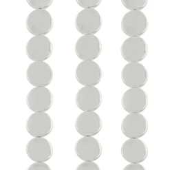 12 Packs: 33 ct. (396 total) Silver Metal Coin Beads, 11mm by Bead Landing™