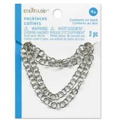 12 Packs: 2 ct. (24 total) Silver Necklaces by Creatologyâ„¢