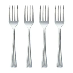 12 Packs: 24 ct. (288 total) Silver Plastic Mini Forks by Celebrate It™