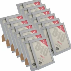 12 Packs: 2 ct. (24 total) Silver Tabletop Frames, Logan by Studio Décor®