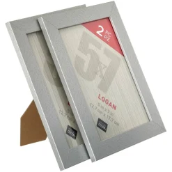 12 Packs: 2 ct. (24 total) Silver Tabletop Frames, Logan by Studio Décor®