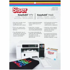 6 Packs: 10 ct. (60 total) Siser® EasySubli® HTV & Mask
