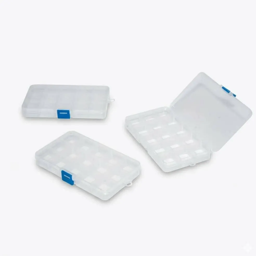 6 Packs: 3 ct. (18 total) Small Clear Bead Storage Cases by Bead Landing™
