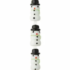 12 Packs: 5 ct. (60 total) Snowman Lampwork Beads, 23mm by Bead Landing™