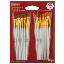 6 Packs: 40 ct. (240 total) Super Value Brush Set by Craft Smart®