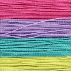 12 Packs: 4 ct. (48 total) The Beadsmith® S-Lon® 0.5mm Mixed Color Bead Cords