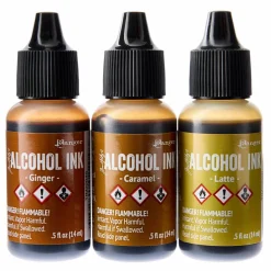 6 Packs: 3 ct. (18 total) Tim Holtz® Alcohol Ink Set, Cabin Cupboard