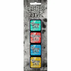 6 Packs: 4 ct. (24 total) Tim Holtz® Mini Distress Ink Pads, Kit 13