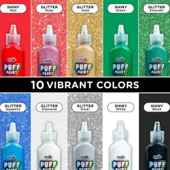 6 Packs: 10 ct. (60 total) Tulip® Glitter Puff Paint Set