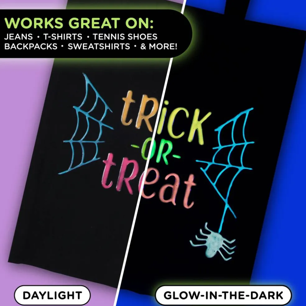 6 Packs: 10 ct. (60 total) Tulip® Glow-in-the-Dark Puff Paints