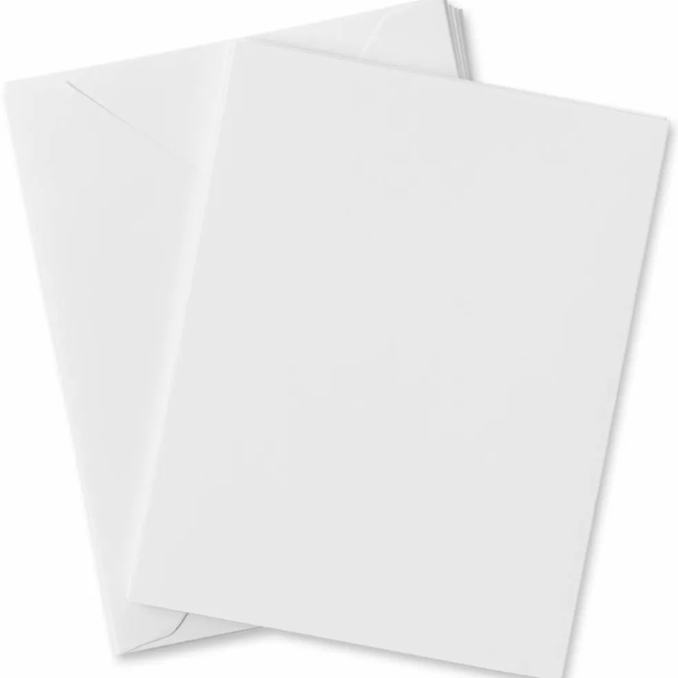 12 Packs: 10 ct. (120 total) White Cards & Envelopes by Recollections™, 4.25" x 5.5"