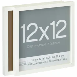 9 Packs: 2 ct. (18 total) White Fundamentals 12" x 12" Display Box by Studio Décor®