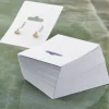 12 Packs: 75 ct. (900 total) White Paper Earring Cards by Bead Landing™