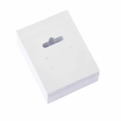 12 Packs: 75 ct. (900 total) White Paper Earring Cards by Bead Landing™