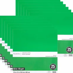 12 Packs: 25 ct. (300 total) 12" x 12" Cardstock Paper by Recollections™