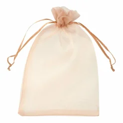 6 Packs: 12 ct. (72 total) 4.5" x 7" Gold Organza Favor Bags by Celebrate It™