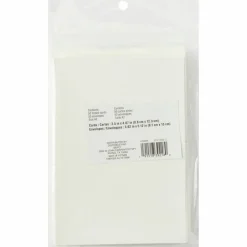 12 Packs: 50 ct. (600 total) 3.5" x 4.87" Ivory Folded Cards & Envelopes by Recollections™