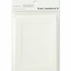 12 Packs: 10 ct. (120 total) 5" x 7" Ivory Frame Cards & Envelopes by Recollections™