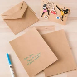 27 Packs: 25 ct. (675 total) 4" x 5.5" Kraft Cards & Envelopes by Recollections®