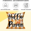 16 Pack Seasonal Pillow Covers 18x18 Inch – Farmhouse Throw Pillow Cases with 4 Seasons Designs (Sunflower, Gnome, Pumpkin, Snowflake) for Couch, Sofa, Bed & Home Decor