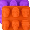 2 Pack Silicone Skull Baking Molds (Large Skull Molds)
