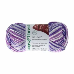 15 Pack: Silky Soft™ Multi Yarn by Loops & Threads®