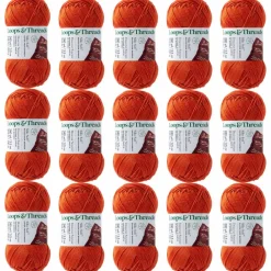 15 Pack: Silky Soft™ Yarn by Loops & Threads®