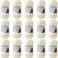 15 Pack: Silky Soft™ Yarn by Loops & Threads®