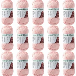 15 Pack: Silky Soft™ Yarn by Loops & Threads®