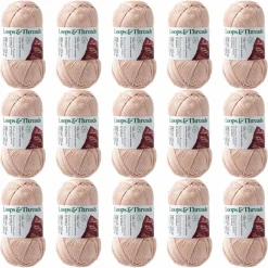 15 Pack: Silky Soft™ Yarn by Loops & Threads®