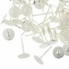 12 Pack: Silver Flat Post Earrings by Bead Landing™