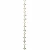 12 Pack:  Silver Plated Wavy Metal Cross Beads, 13mm by Bead Landing™