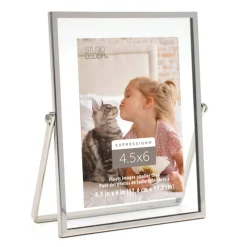 12 Pack: Silver 4.5" x 6" Float Frame, Expressions™ by Studio Décor®