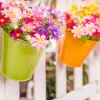 12 Pack Small Metal Buckets with Handle