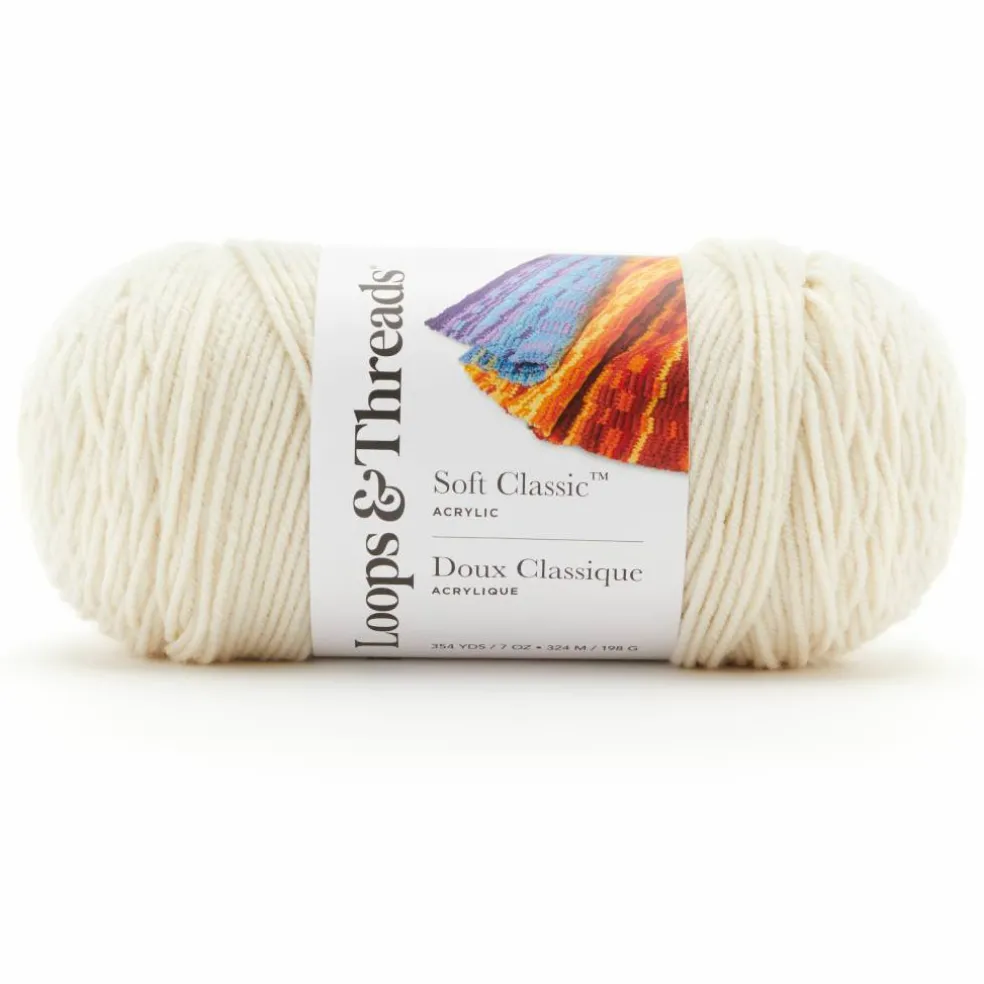 12 Pack: Soft Classic™ Solid Yarn by Loops & Threads®