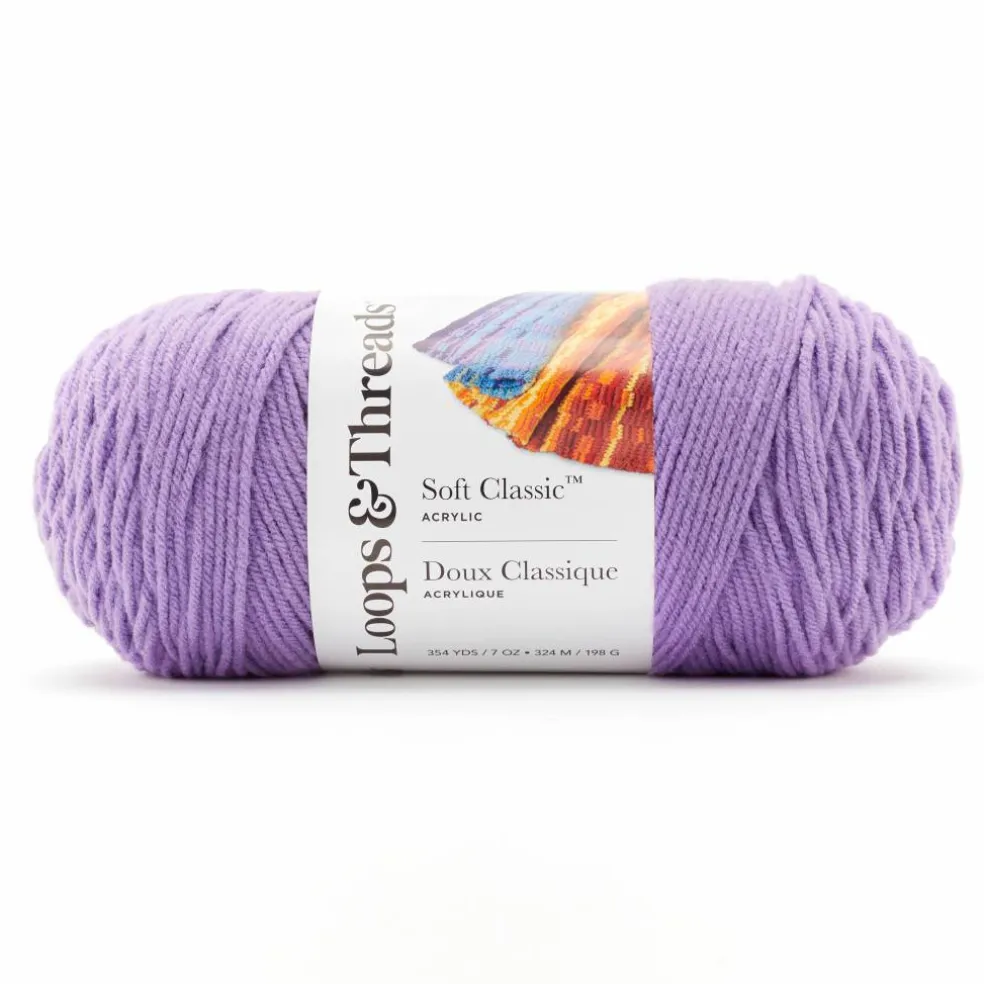 12 Pack: Soft Classic™ Solid Yarn by Loops & Threads®