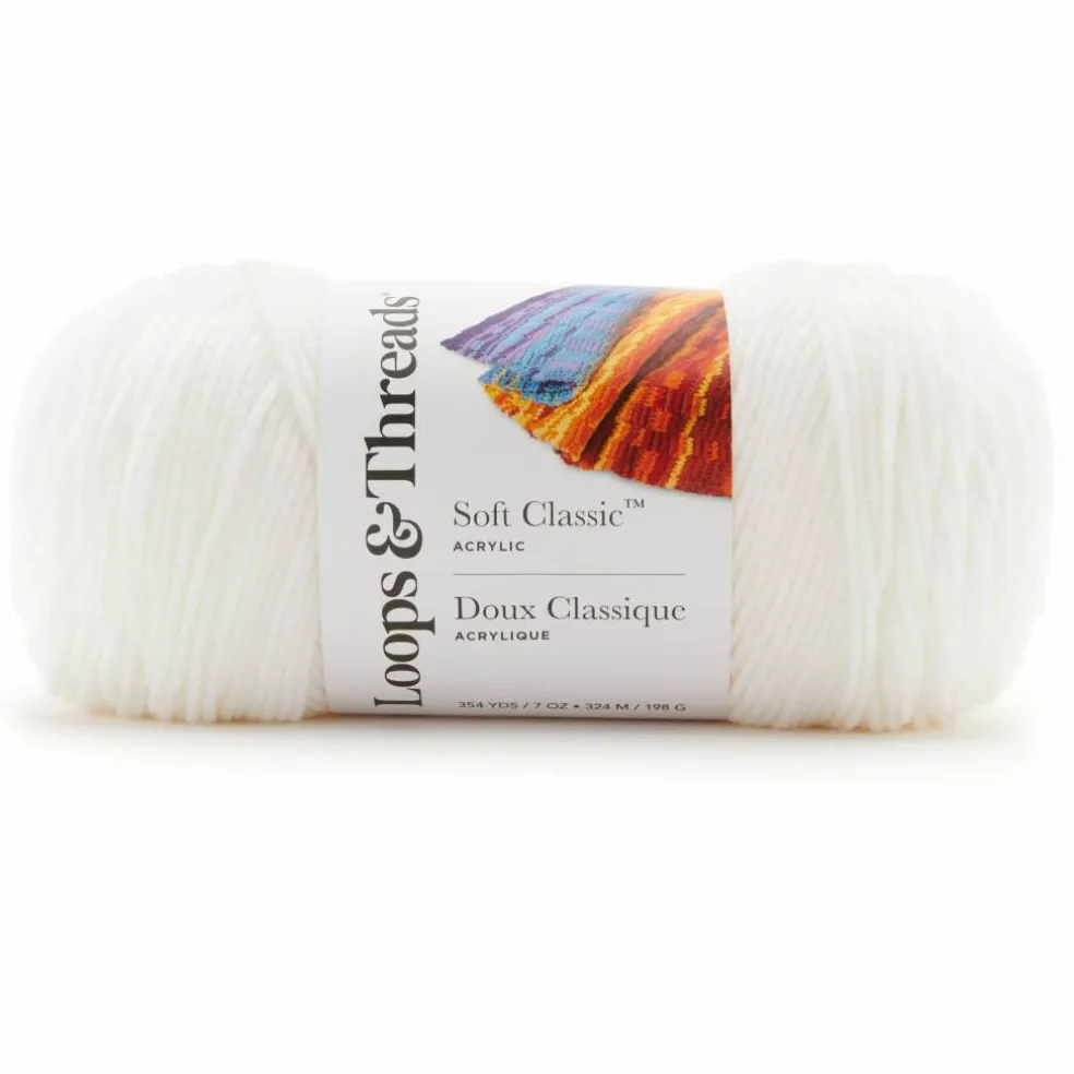 12 Pack: Soft Classic™ Solid Yarn by Loops & Threads®