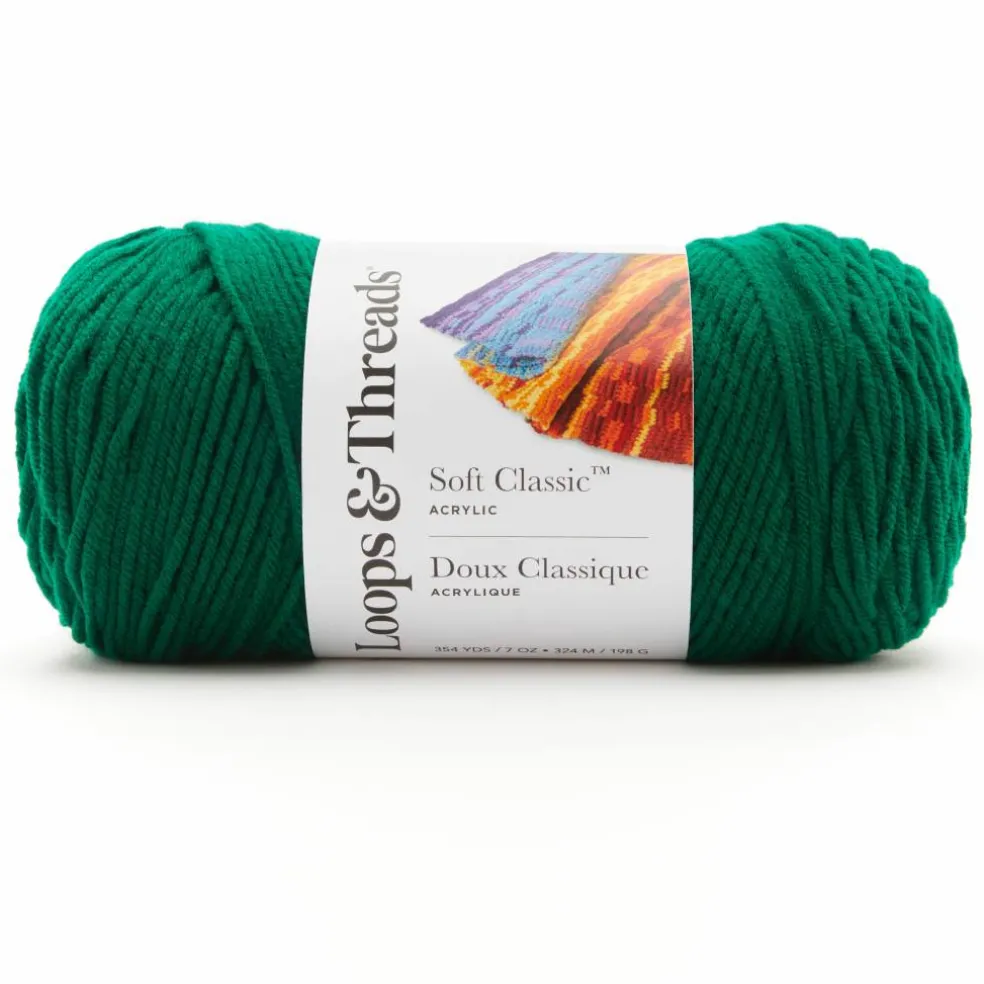 12 Pack: Soft Classic™ Solid Yarn by Loops & Threads®