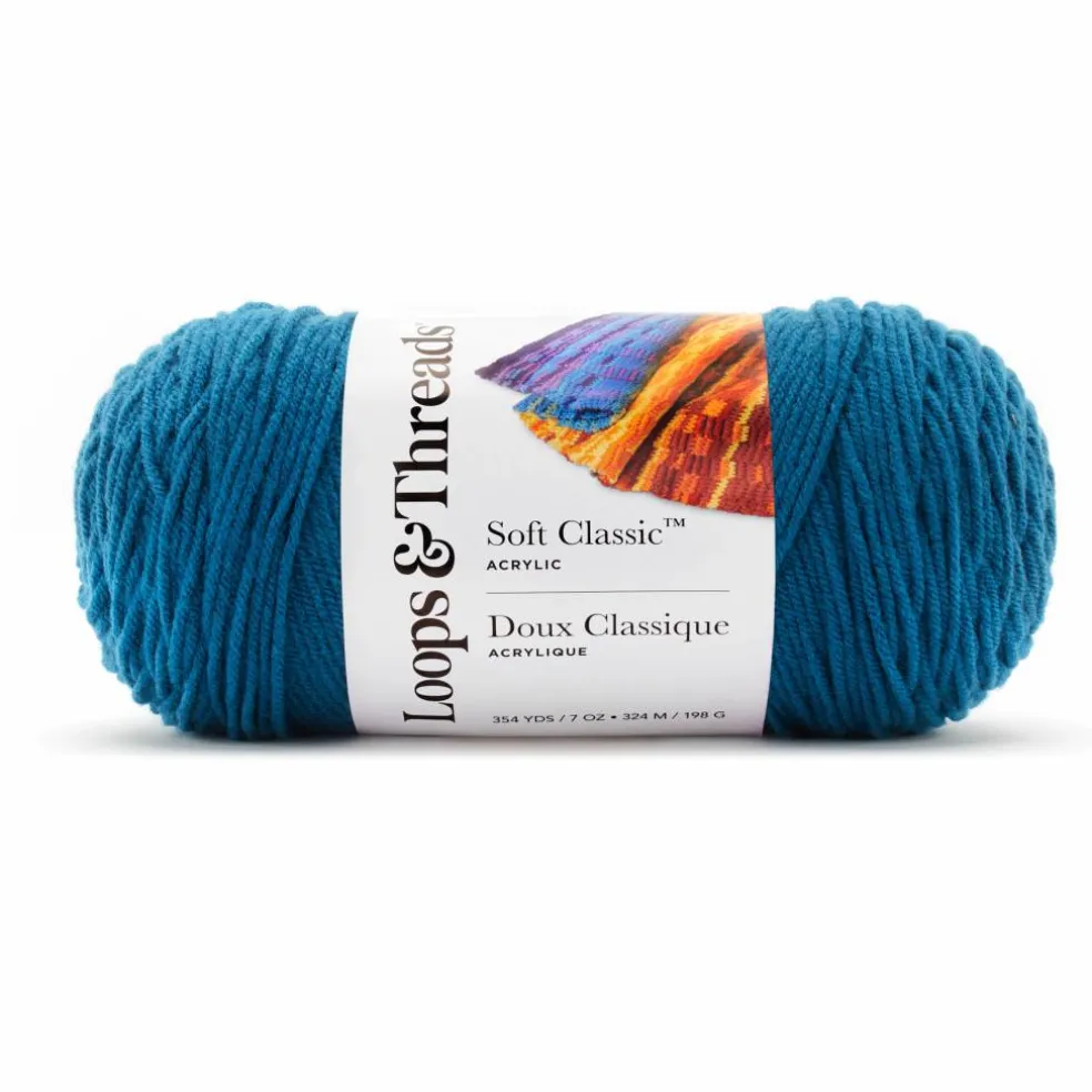 12 Pack: Soft Classic™ Solid Yarn by Loops & Threads®