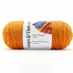 12 Pack: Soft Classic™ Solid Yarn by Loops & Threads®