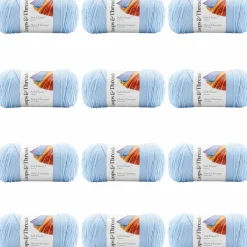12 Pack: Soft Classic™ Solid Yarn by Loops & Threads®