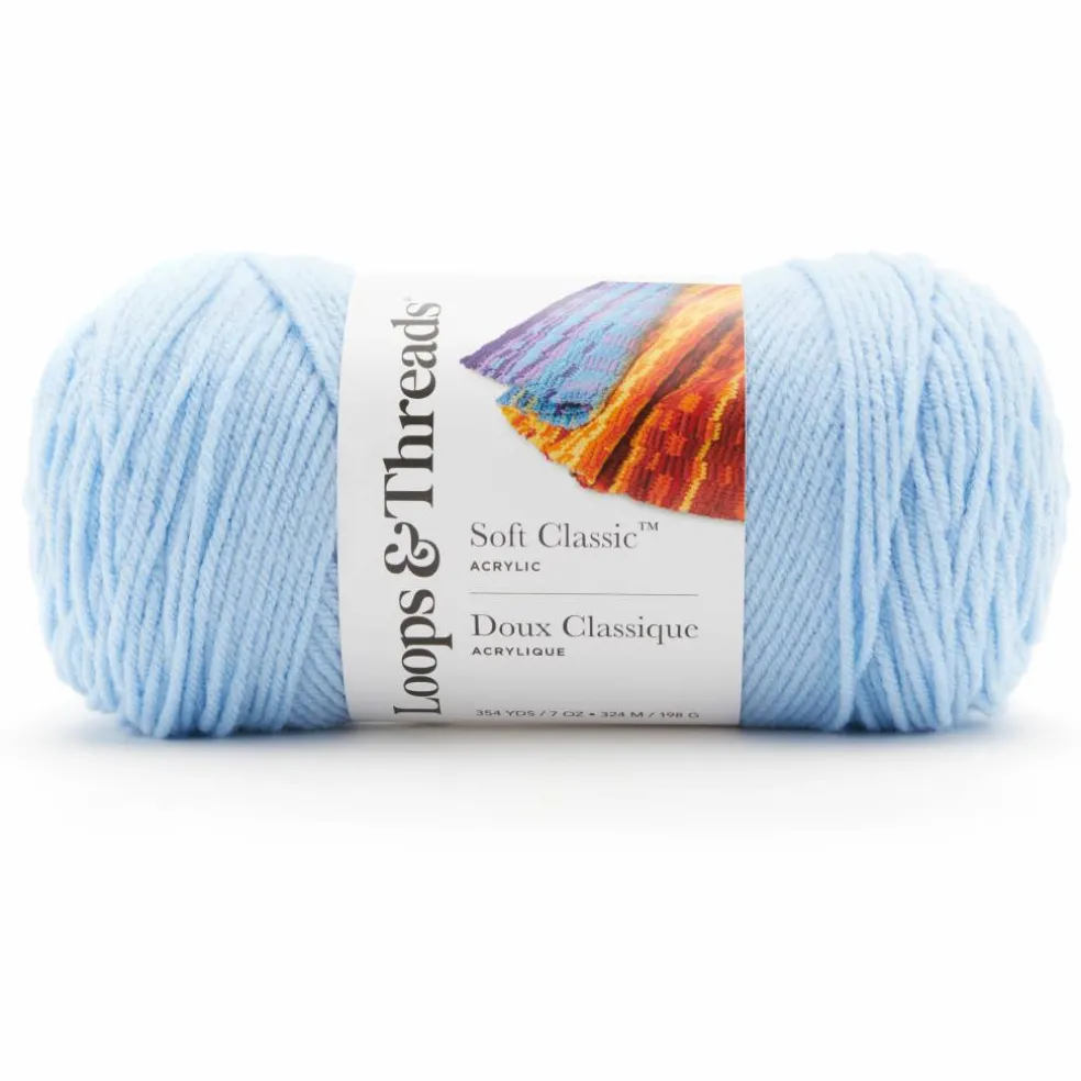 12 Pack: Soft Classic™ Solid Yarn by Loops & Threads®