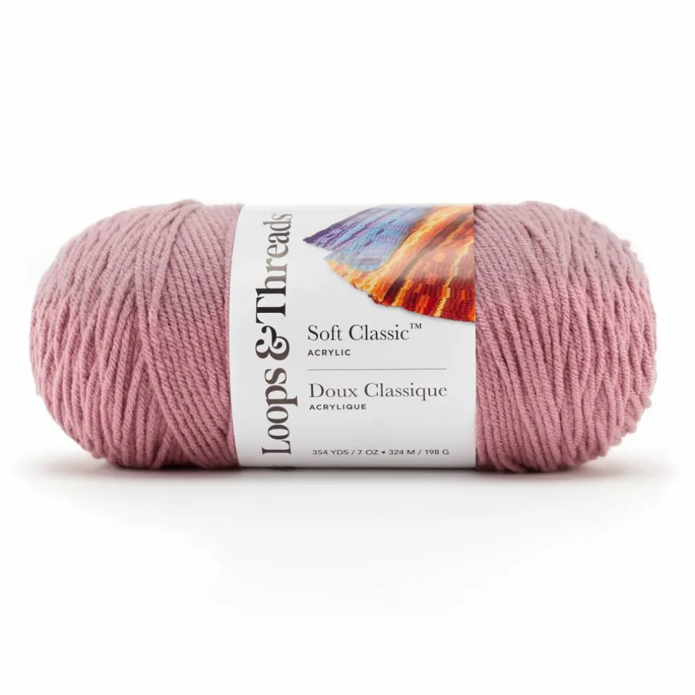12 Pack: Soft Classic™ Solid Yarn by Loops & Threads®